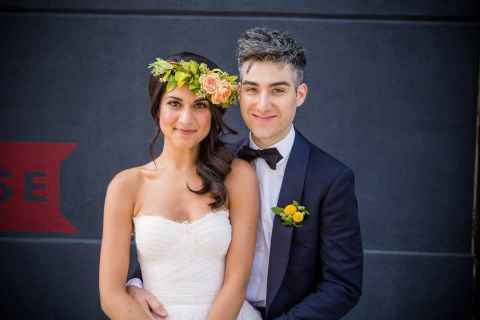 Casey Jost and Lisa Kleinman's wedding day